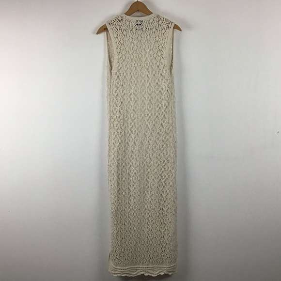 Crocheted full length vest Freshman 1996. NWT Xsmall - Picture 3 of 9